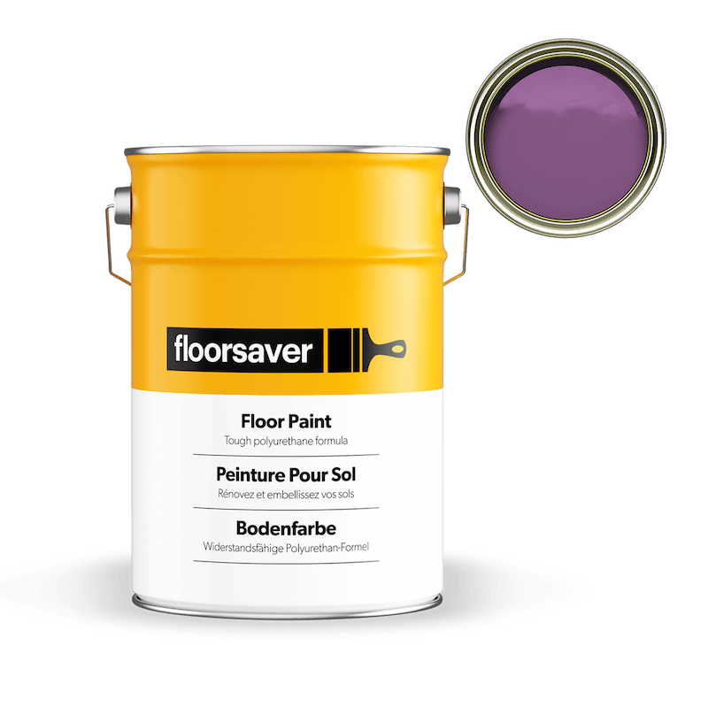 Packshot of Violets Floor paint