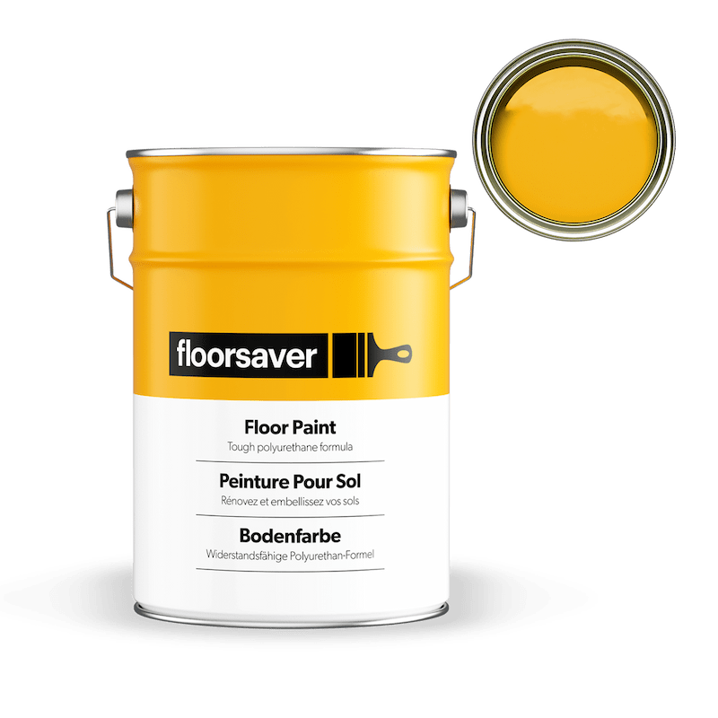 Packshot of Yellows Floor paint