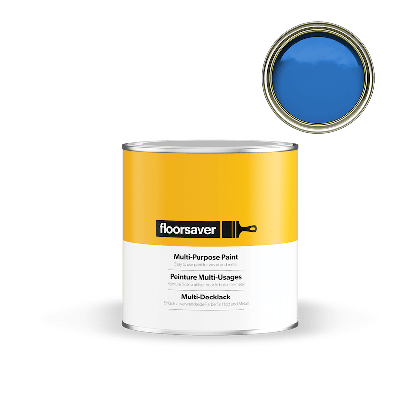 Packshot of Blue Multi-Purpose Paint
