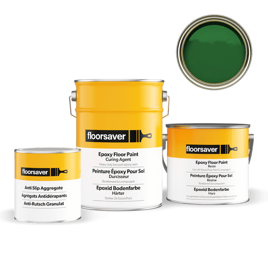 Packshot of Green Epoxy Floor Paint Anti Slip