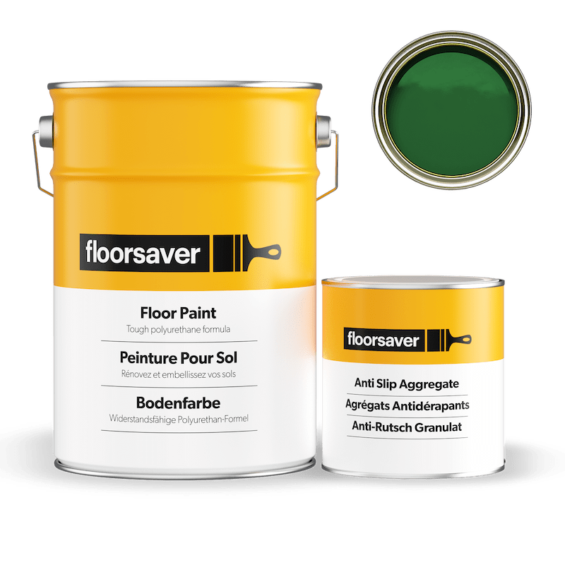 Packshot of Green Floor Paint Anti Slip