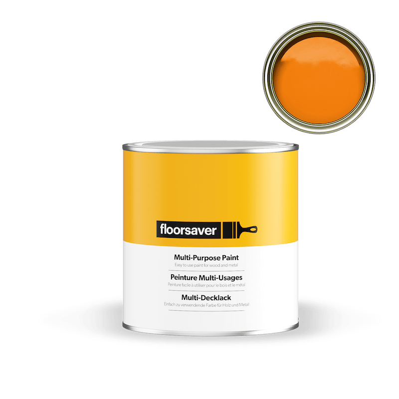 Packshot of Orange Multi-Purpose Paint