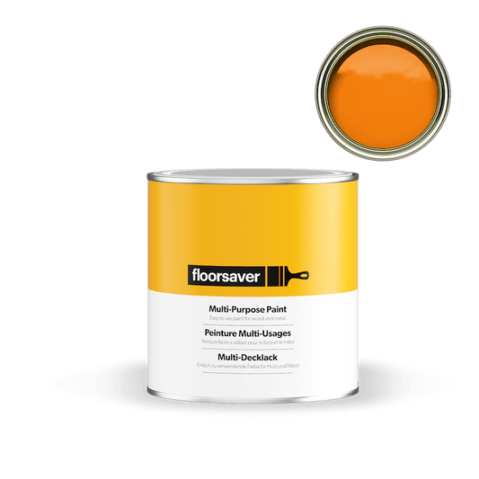 Packshot of Orange Multi-Purpose Paint