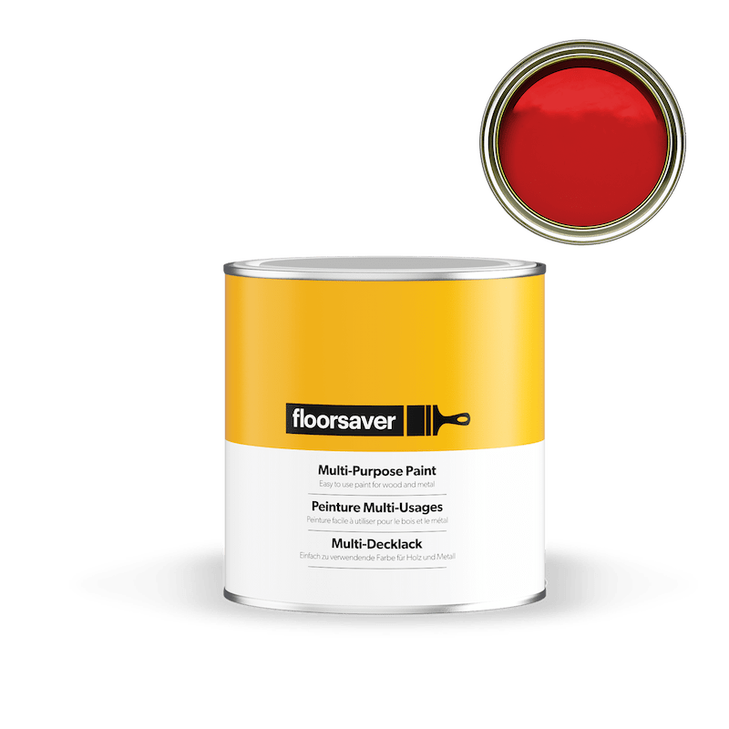Packshot of Red Multi-Purpose Paint