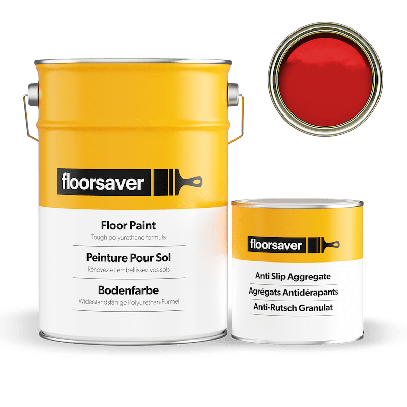 Packshot of Red Floor Paint Anti Slip
