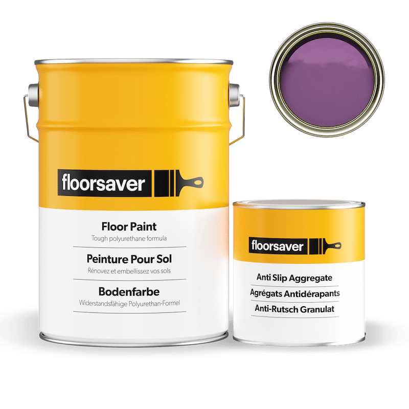 Packshot of Violet Floor Paint Anti Slip