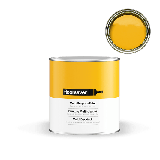Packshot of Yellow Multi-Purpose Paint