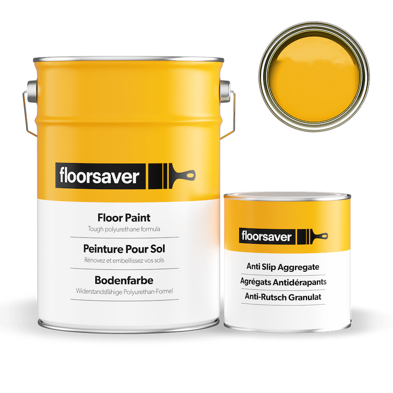 Packshot of Yellow Floor Paint Anti Slip